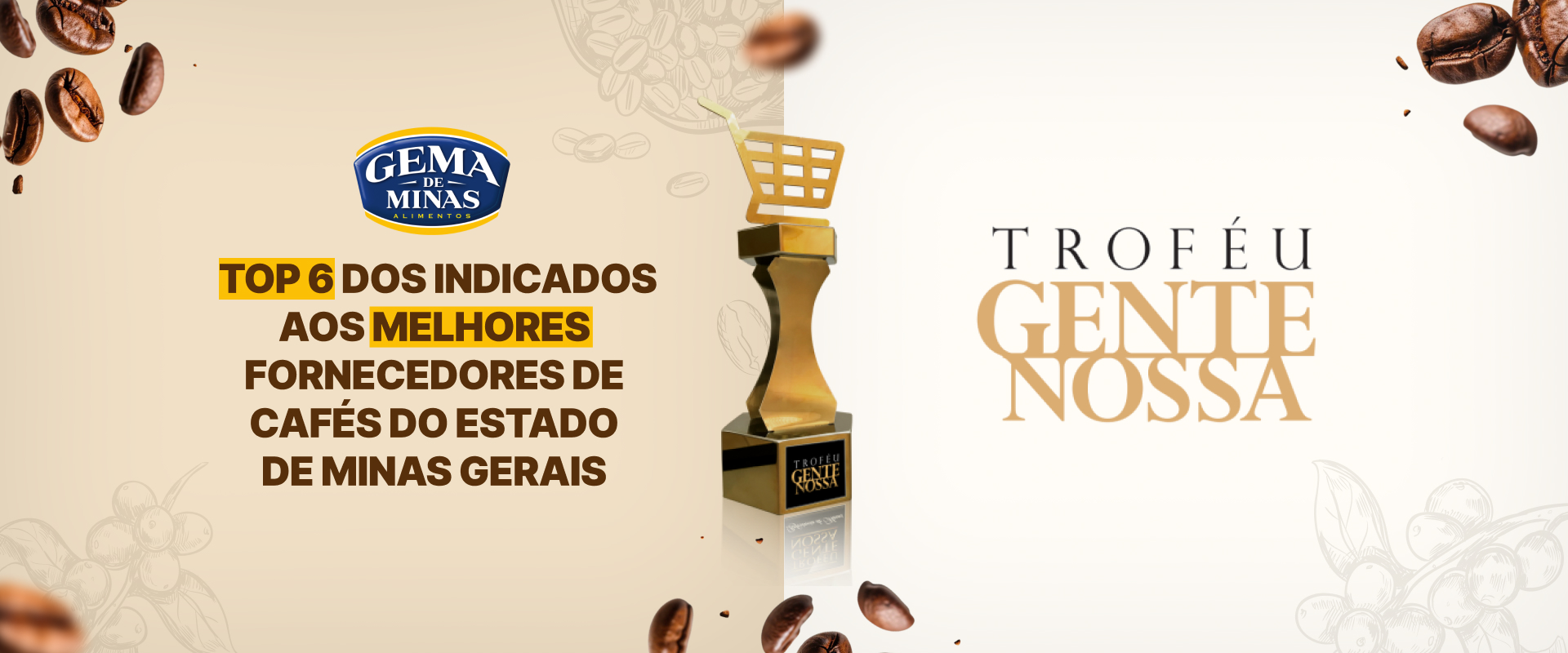 Banner "top 6 dos indicados..."