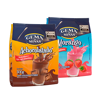 Achocolatado e Morango